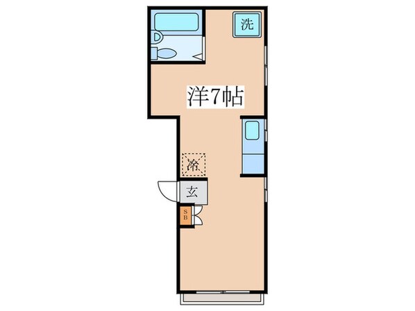 メゾンロ－ランサンＡの物件間取画像